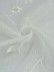 Elbert Floral Embroidered Sheer Fabric Sample (Color: Ivory)