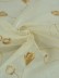 Elbert Floral Pattern Embroidered Rod Pocket White Sheer Curtains Panels Online (Color: Beige)