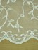 Elbert Branch Floral Pattern Embroidered Grommet White Sheer Curtains Panels Trimming Hem