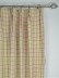 Small Plaid Blackout Double Pinch Pleat Extra Long Curtains 108 - 120 Inch Panel Heading Style