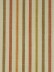 Striped Blackout Double Pinch Pleat Extra Long Curtains 108 - 120 Inch Panels (Color: Terra cotta)