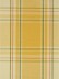 Big Plaid Blackout Double Pinch Pleat Extra Long Curtains 108 - 120 Inch Panels (Color: Amber)