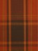 Big Plaid Blackout Double Pinch Pleat Extra Long Curtains 108 - 120 Inch Panels (Color: Terra cotta)