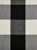Moonbay Checks Versatile Pleat Cotton Curtains (Color: Black)