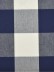 Moonbay Checks Versatile Pleat Cotton Curtains (Color: Duke blue)