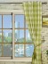 Moonbay Checks Back Tab Cotton Extra Long Curtains 108 Inch - 120 Inch Panels