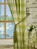 Moonbay Checks Back Tab Cotton Curtains Tassel Tiebacks