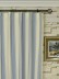 Moonbay Stripe Versatile Pleat Cotton Extra Long Curtains 108 - 120 Inch Panels Heading Style