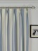 Moonbay Stripe Double Pinch Pleat Cotton Extra Long Curtain 108 - 120 Inch Panel Heading Style