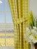 Moonbay Small Plaids Back Tab Cotton Extra Long Curtains 108 - 120 Inch Panels Decorative Tiebacks
