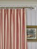 Moonbay Narrow-stripe Double Pinch Pleat Cotton Extra Long Curtain 108 - 120 Inch Heading Style