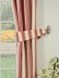 Moonbay Narrow-stripe Grommet Cotton Extra Long Curtains 108 - 120 Inch Panels Decorative Tiebacks
