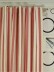 Moonbay Narrow-stripe Back Tab Cotton Extra Long Curtains 108 - 120 Inch Panels Heading Style