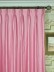 Extra Wide Swan Pink and Red Solid Double Pinch Pleat Curtains 100 - 120 Inch Heading Style