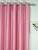 Swan Pink and Red Solid Custom Made Curtains (Heading: Grommet)