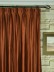 Swan Brown Color Solid Custom Made Curtains (Heading: Double Pinch Pleat)