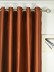 Swan Brown Color Solid Custom Made Curtains (Heading: Grommet)
