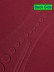 Extra Wide Swan Geometric Waves Tab Top Curtains 100 Inch - 120 Inch Curtains Back Side in Barn Red