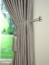 Extra Wide Swan Medium-scale Floral Back Tab Curtains 100 Inch - 120 Inch Panel Tassel Tiebacks