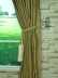 Extra Wide Swan Floral Damask Tab Top Curtains 100 - 120 Inch Curtain Panels Tassel Tiebacks