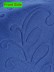 Swan Embossed Floral Damask Flat Splicing Valance and Curtains Fabric Detail in Brandeis Blue