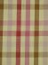 Extra Wide Hudson Middle Check Double Pinch Pleat Curtains 100 - 120 Inch Panels (Color: Cardinal)