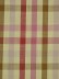 Extra Wide Hudson Middle Check Tab Top Curtains 100 - 120 Inch Curtain Panels (Color: Cardinal)