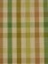 Hudson Cotton Blend Middle Check Double Pinch Pleat Curtain (Color: Olive)