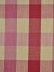 Hudson Cotton Blend Bold-scale Check Tab Top Curtain (Color: Cardinal)