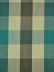 Hudson Cotton Blend Bold-scale Check Custom Made Curtains (Color: Celadon Blue)