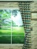 Extra Wide Hudson Bold-scale Check Versatile Pleat Curtains 100 Inch - 120 Inch