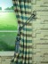 Extra Wide Hudson Bold-scale Check Versatile Pleat Curtains 100 Inch - 120 Inch Tassel Tieback