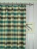 Hudson Cotton Blend Bold-scale Check Double Pinch Pleat Curtain Heading Style