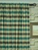 Extra Wide Hudson Bold-scale Check Back Tab Curtains 100 Inch - 120 Inch Curtain Heading Style