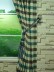 Hudson Cotton Blend Bold-scale Check Back Tab Curtain Tassel Tieback