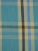 Hudson Cotton Blend Large Plaid Tab Top Curtain (Color: Capri)