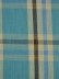 Hudson Cotton Blend Large Plaid Custom Made Curtains (Color: Capri)