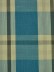 Hudson Cotton Blend Large Plaid Custom Made Curtains (Color: Celadon Blue)
