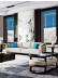 QYBHF737 High Quality Chenille Blue Custom Made Roman Blinds For Home Decoration(Color: F737b with flat bottom)