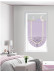 QYBHF738 High Quality Chenille Purple Custom Made Roman Blinds For Home Decoration(Color: F738a with fan shaped bottom)