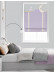 QYBHF738 High Quality Chenille Purple Custom Made Roman Blinds For Home Decoration(Color: F738a with flat bottom)