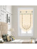 QYBHF741 High Quality Chenille Beige Custom Made Roman Blinds For Home Decoration(Color: F741a with fan shaped bottom)