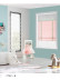 QYBHF743 High Quality Chenille Pink Custom Made Roman Blinds For Home Decoration(Color: F743b with flat bottom)