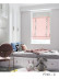  QYBHF743 High Quality Chenille Pink Custom Made Roman Blinds For Home Decoration(Color: F743c with flat bottom)
