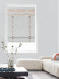 QYBHF745 High Quality Chenille Grey Custom Made Roman Blinds For Home Decoration