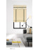 QYBHF747 High Quality Chenille Beige Custom Made Roman Blinds For Home Decoration(Color: F747 with flat bottom)