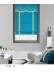 QYBHF749 High Quality Chenille Blue Custom Made Roman Blinds For Home Decoration(Color: F749b with flat bottom)
