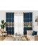  QYC125FA Hebe European Floral Luxury Damask Embroidered Chenille Ready Made Grommet Curtains