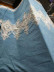 QYC125HA Hebe European Floral Luxury Damask New Chenille Embroidered Blue Ready Made Grommet Curtains