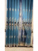 QYC125KA Hebe Floral Luxury Damask Chenille Embroidered Blue Purple Ready Made Grommet Curtains